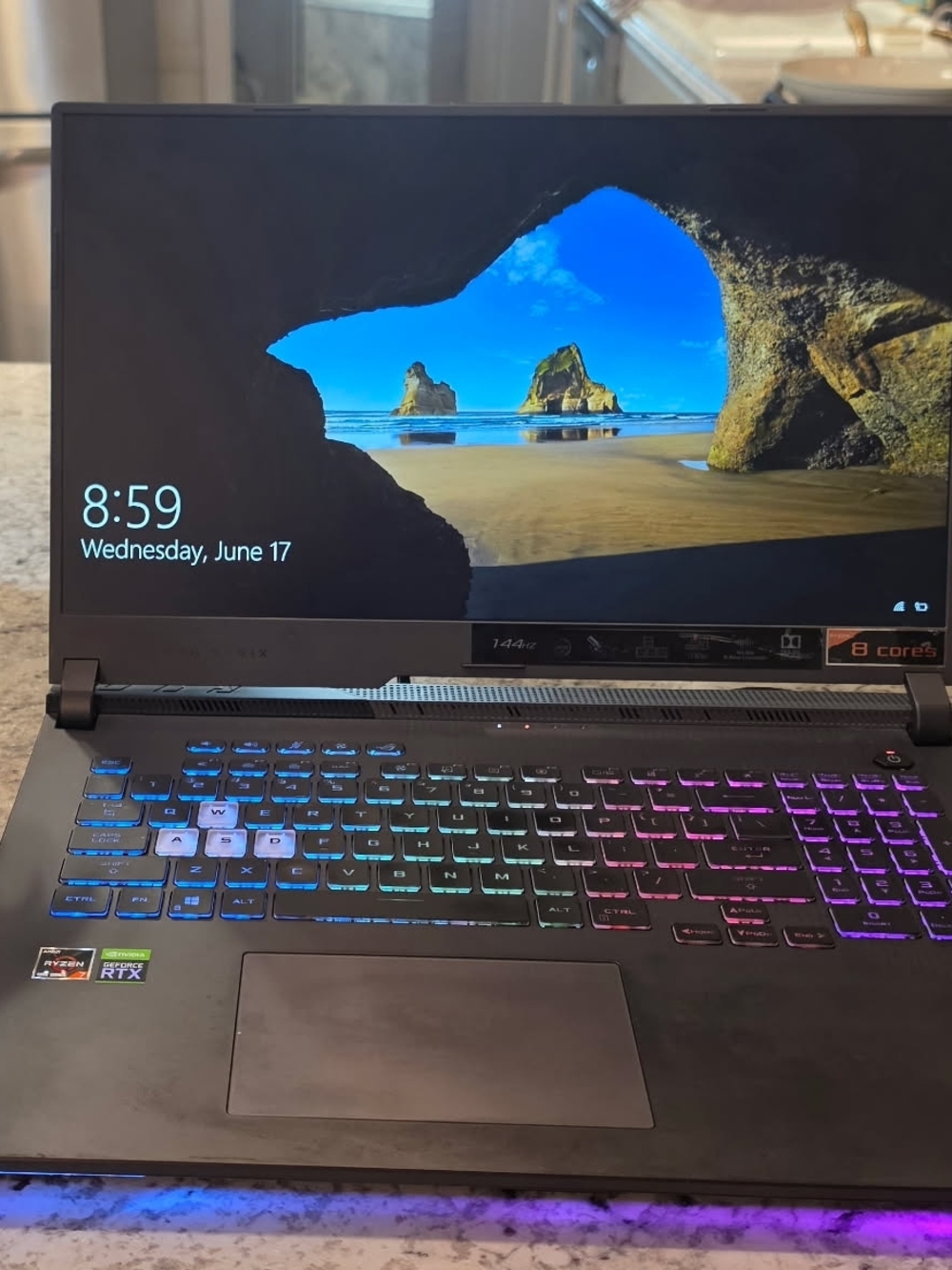 ASUS Rog Strix Gaming Computer RGB Backlit Keyboard